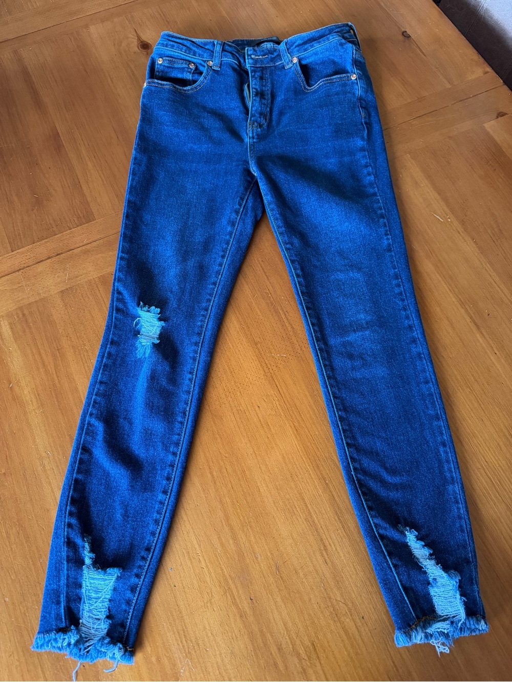 Monkey Ride Jeans Blue Distressed size 7/28